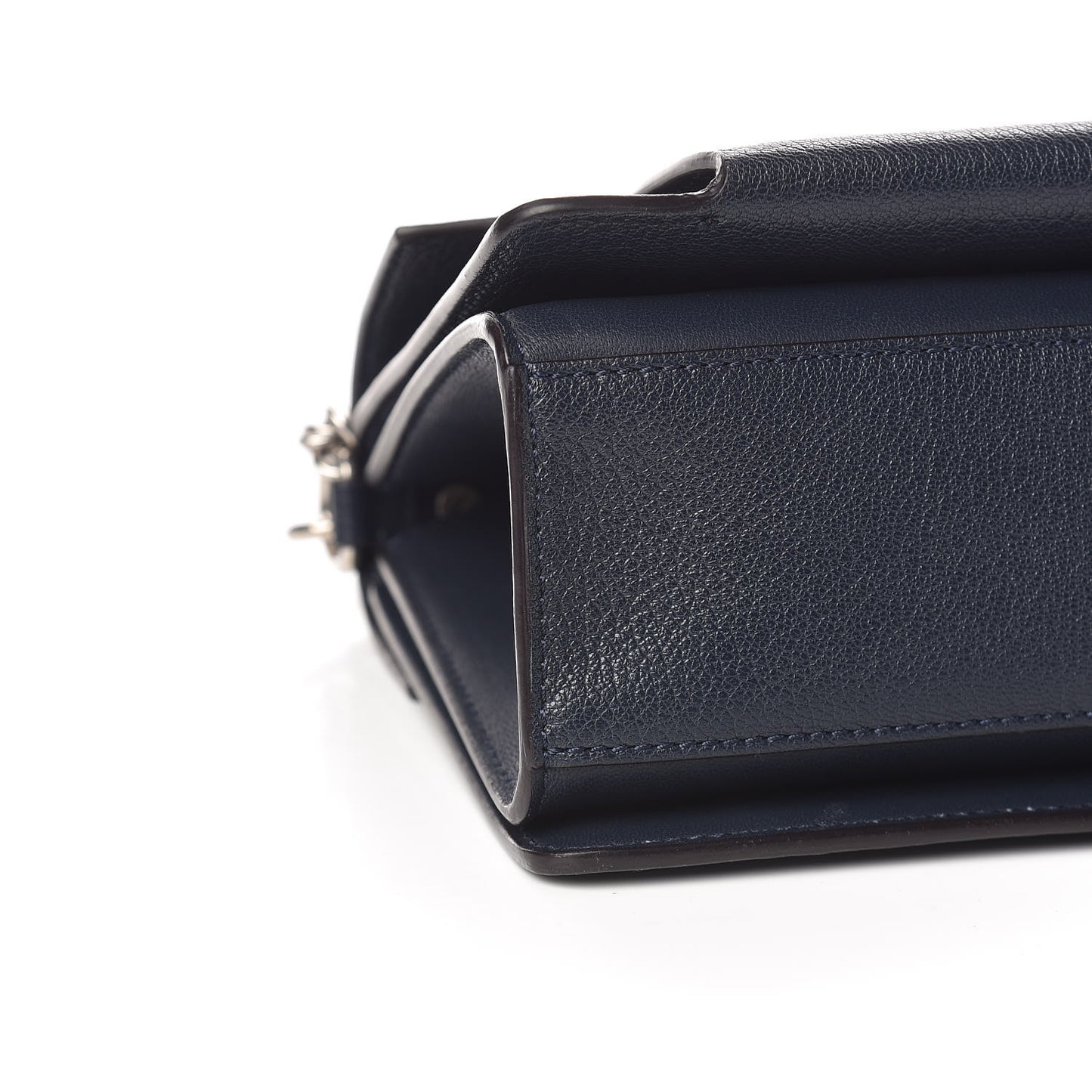 Goatskin Small GV3 Shoulder Bag Dark Blue