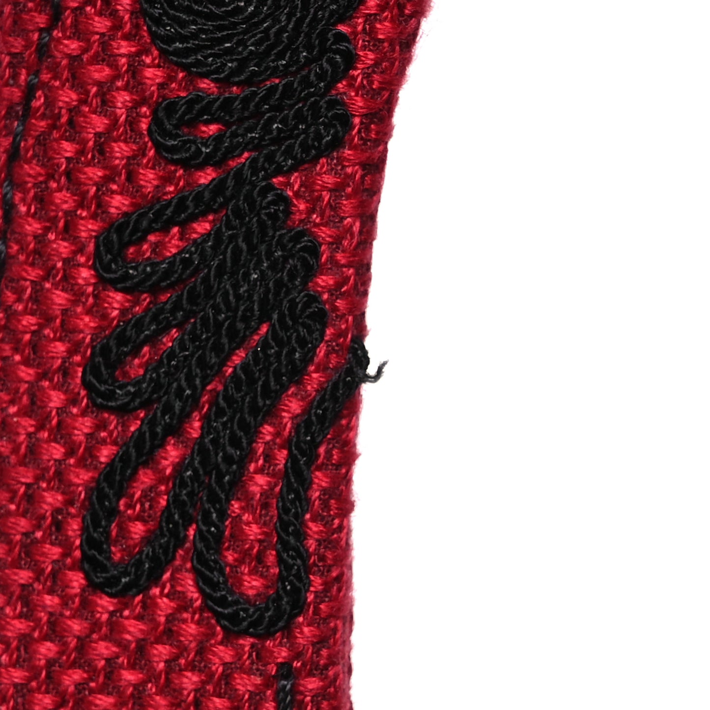 Canvas Embroidered Ornamental Cornely Medium Lady D-Lite Red Black