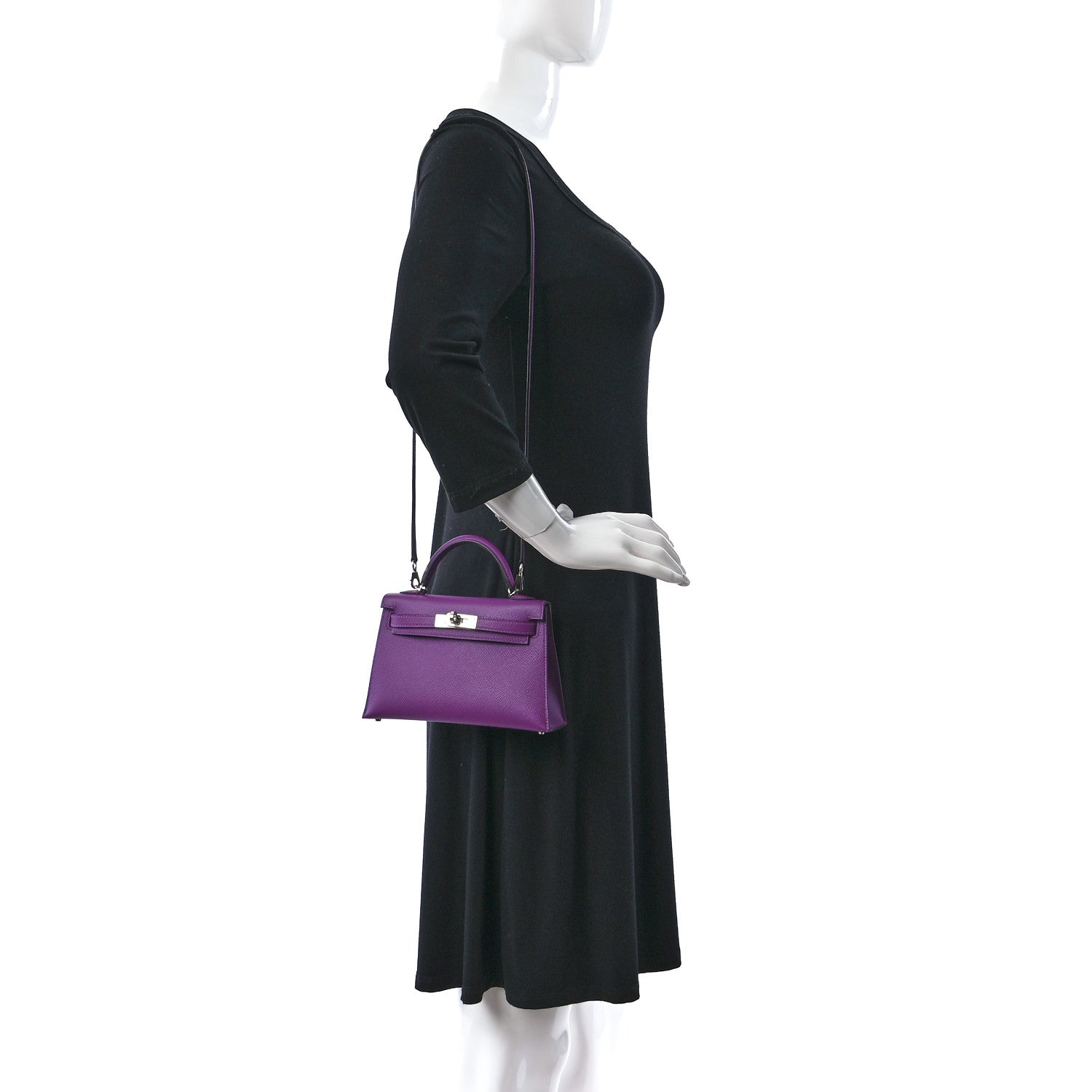 Hermes Epsom Mini Kelly Sellier 20 Anemone 2 of 10