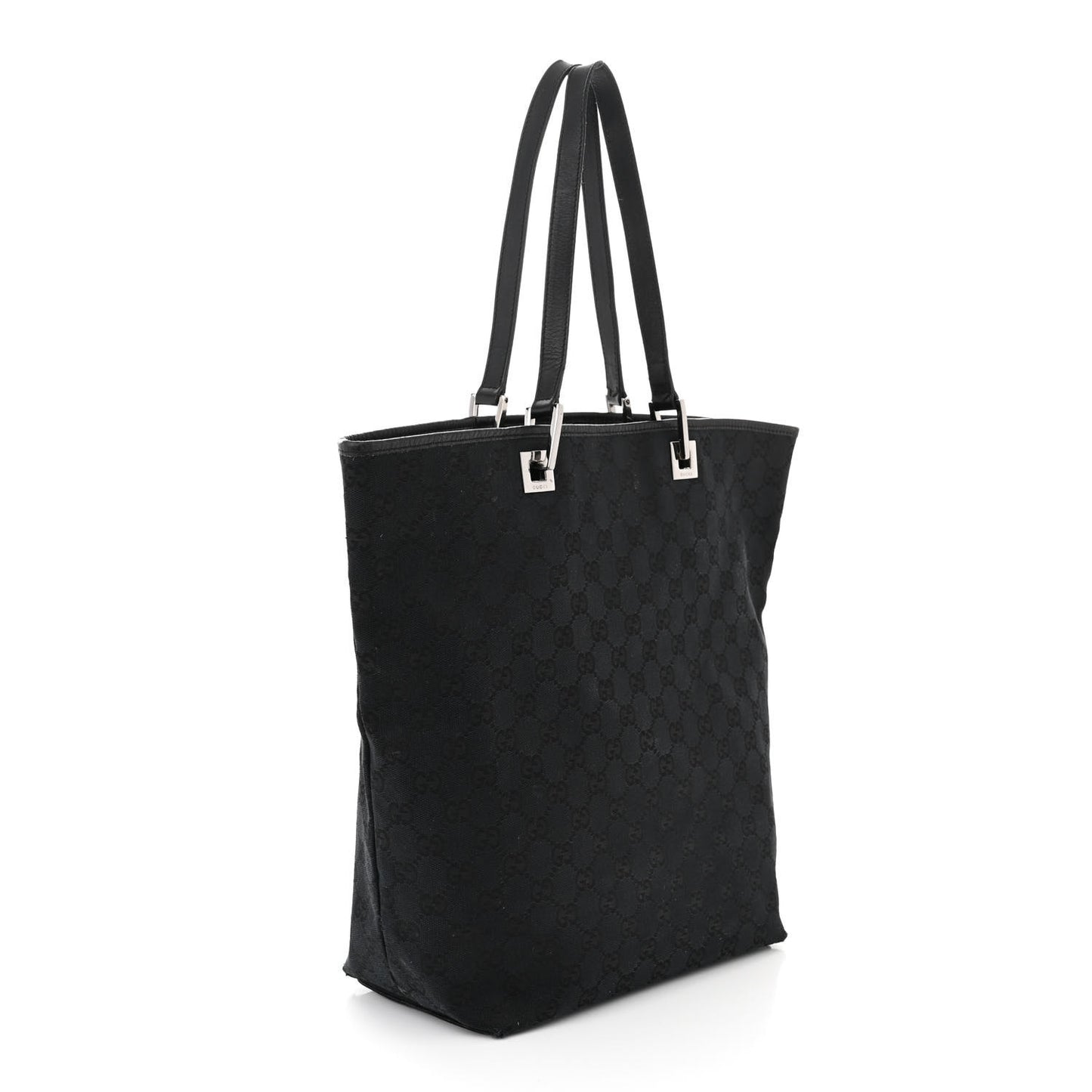 Monogram Bucket Tote Black