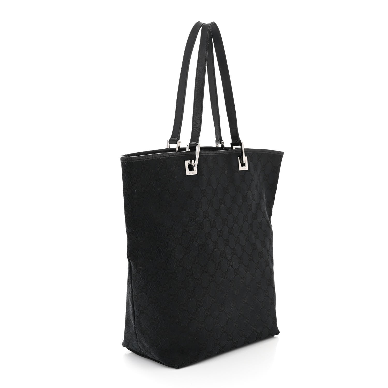 Gucci Monogram Bucket Tote Black 3 of 12