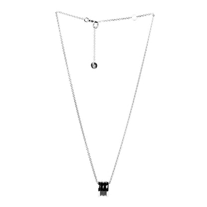 Bulgari Sterling Silver Ceramic Save The Children Pendant Necklace 3 of 6