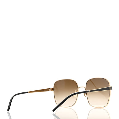 Saint Laurent Metal Sunglasses SL M75 Black Gold 4 of 7