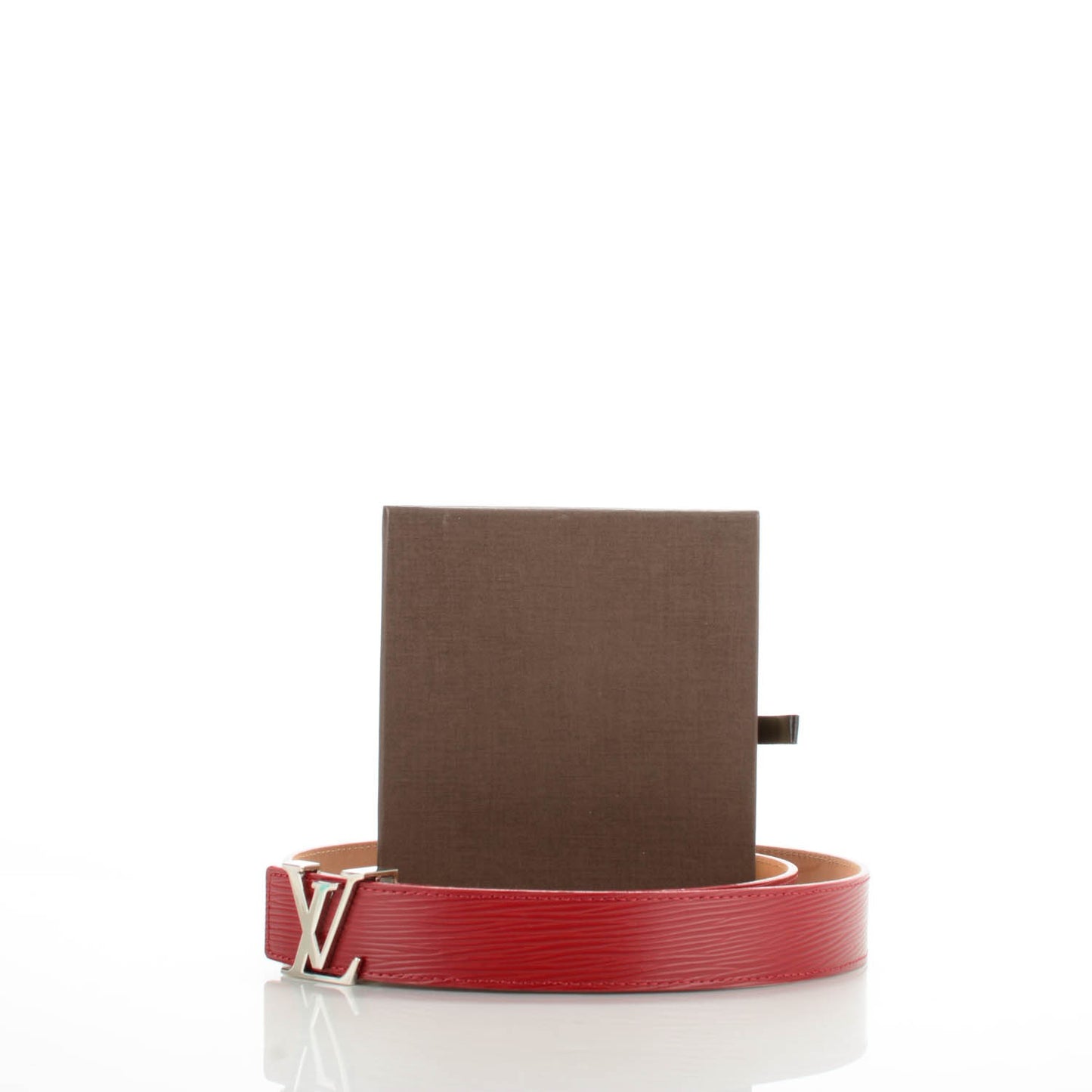 Epi 30mm LV Initiales Belt 80 32 Rubis