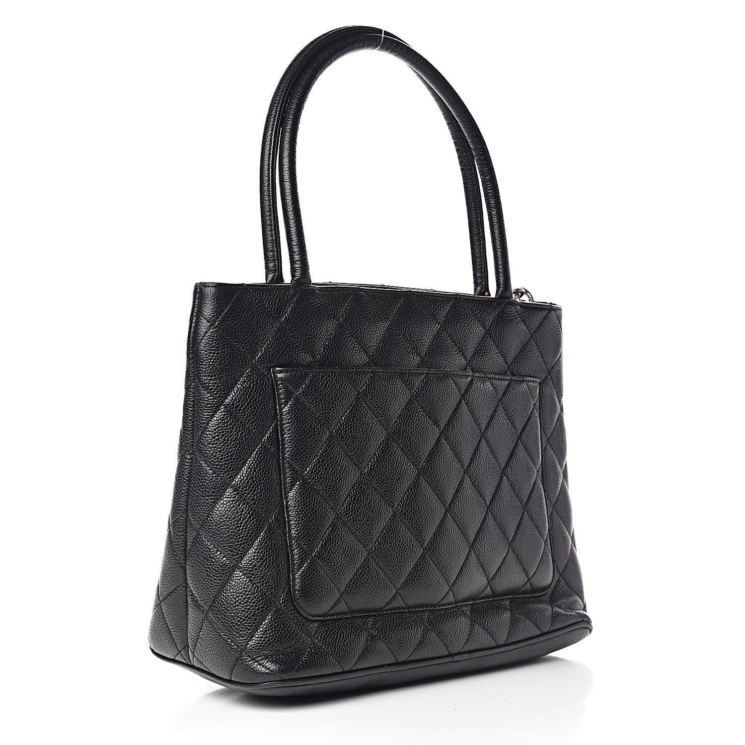 Chanel Caviar Quilted Medallion Tote Black 3 of 12