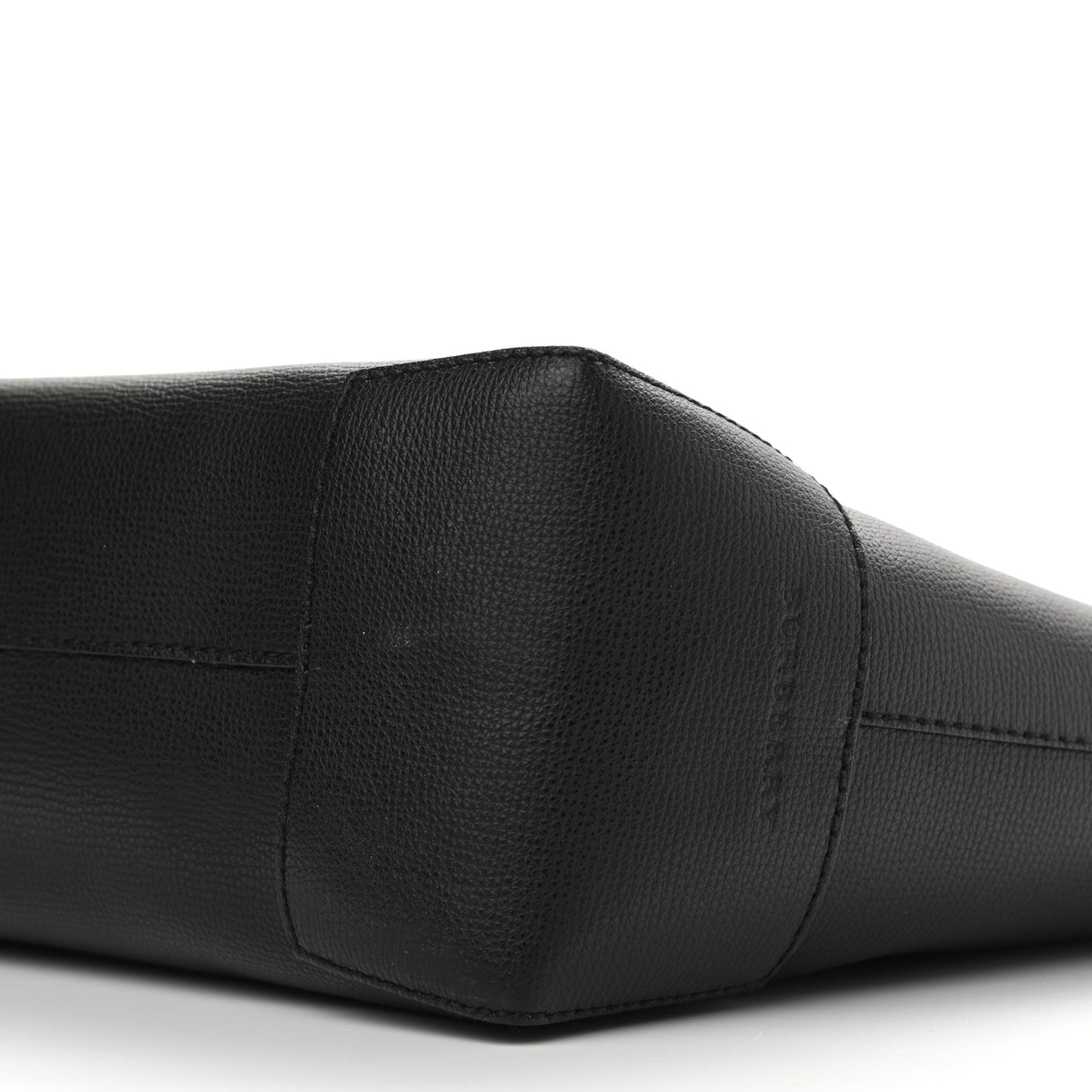 Calfskin Embossed Crest Medium Tote Black