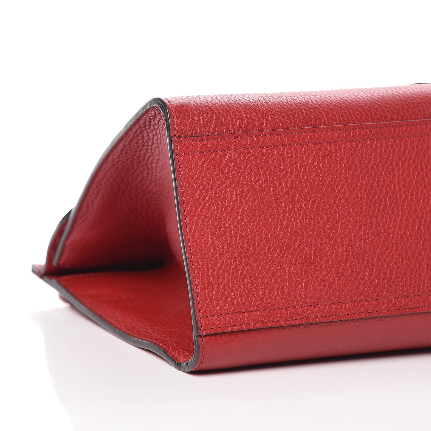 Calfskin Small GG Marmont Top Handle Bag Vulcanic Red