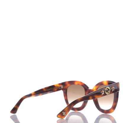 Gucci Round Frame Star Sunglasses GG0208S Tortoise 4 of 8