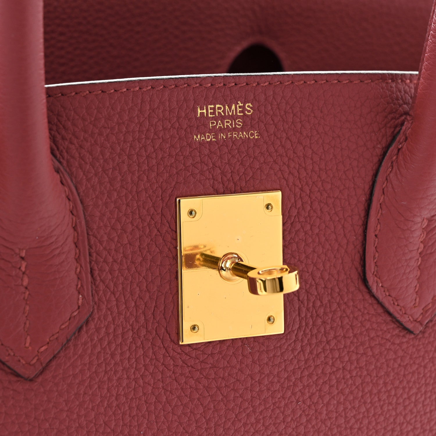 Hermes Togo Birkin 30 Rouge Grenat 6 of 14
