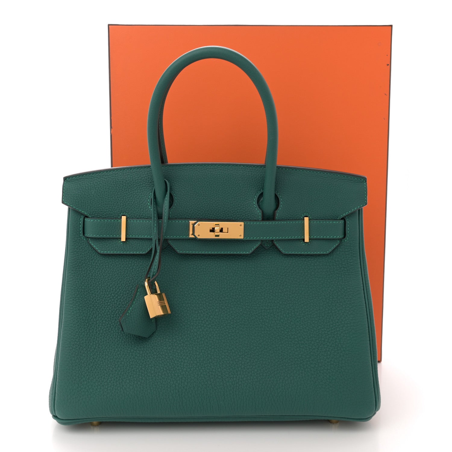 Hermes Togo Birkin 30 Malachite 12 of 12