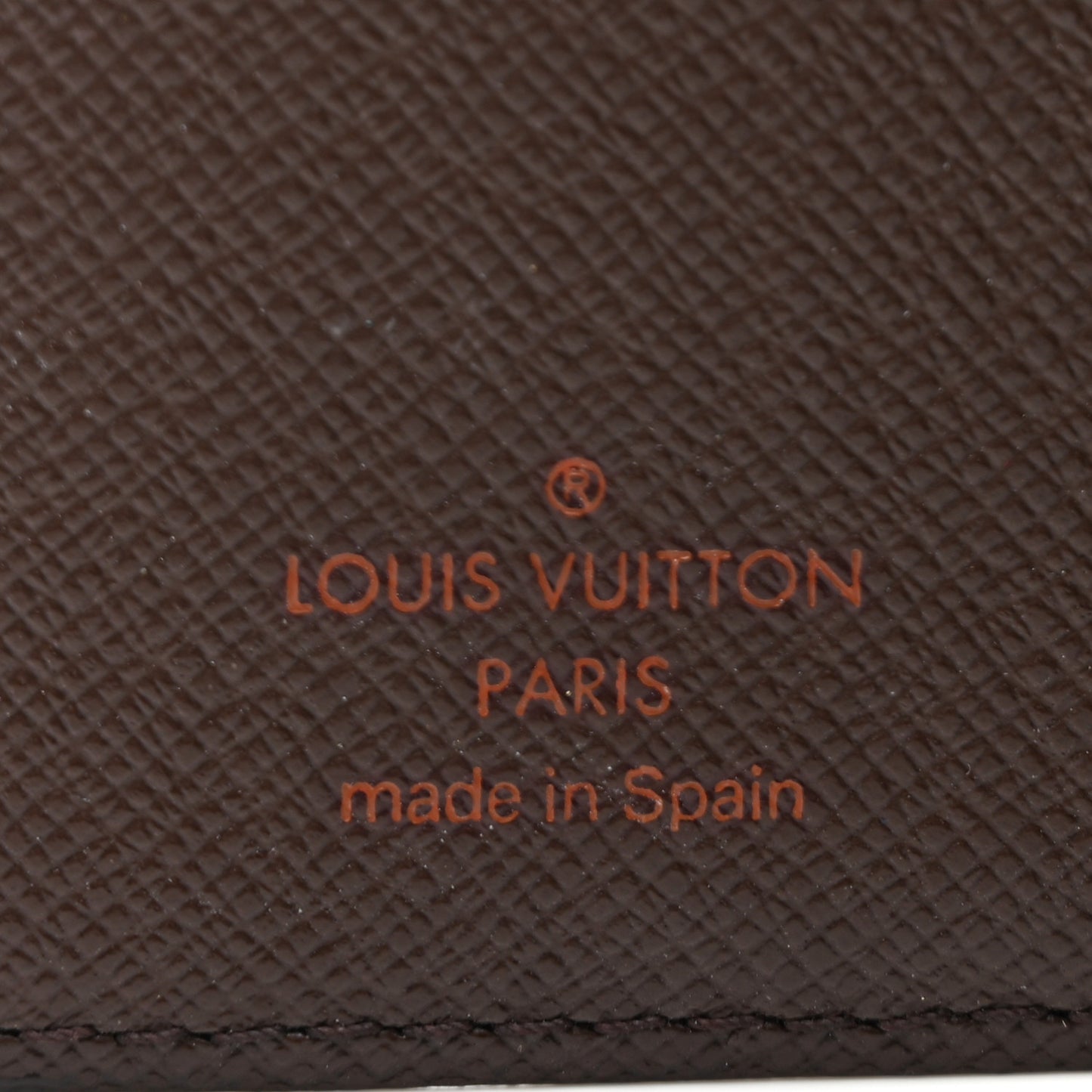 Damier Ebene Pocket Agenda Cover