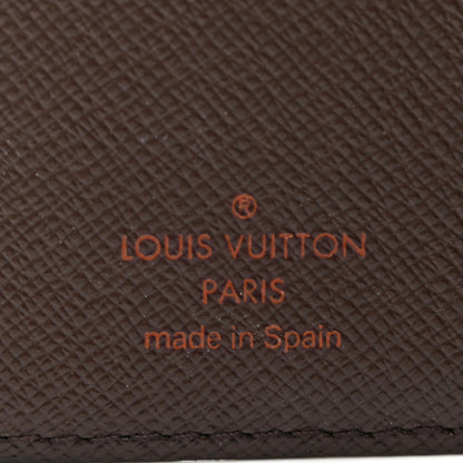 Louis Vuitton Damier Ebene Pocket Agenda Cover 6 of 8