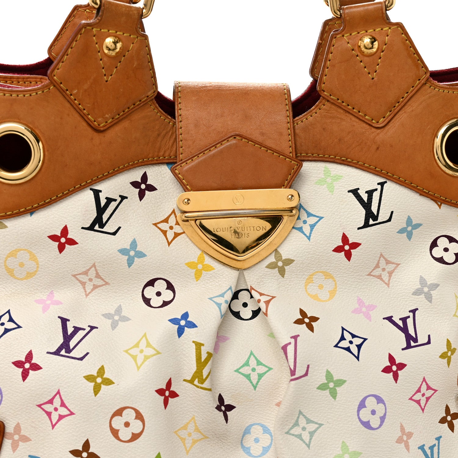 Louis Vuitton Monogram Multicolor Ursula White 8 of 15