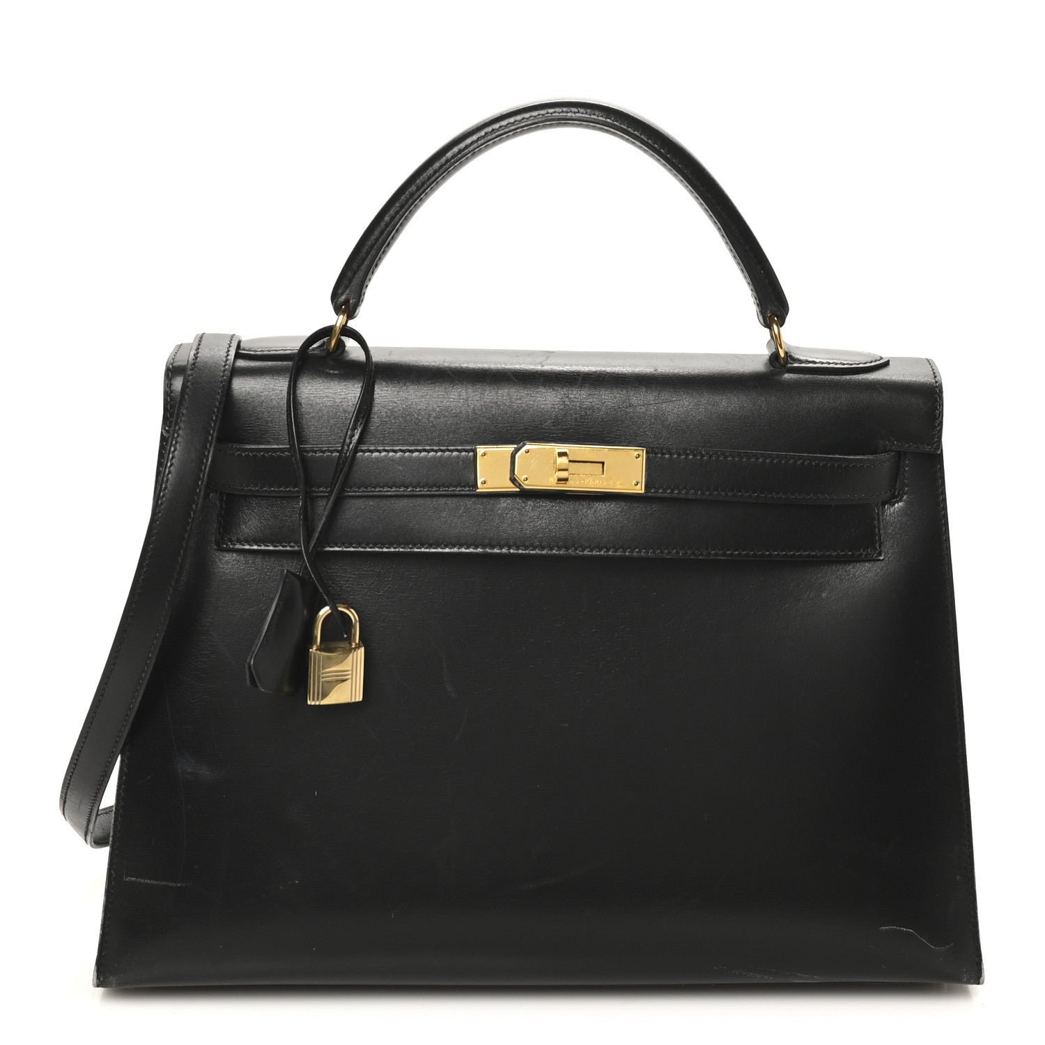 Hermes Box Kelly Sellier 32 Black 1 of 14