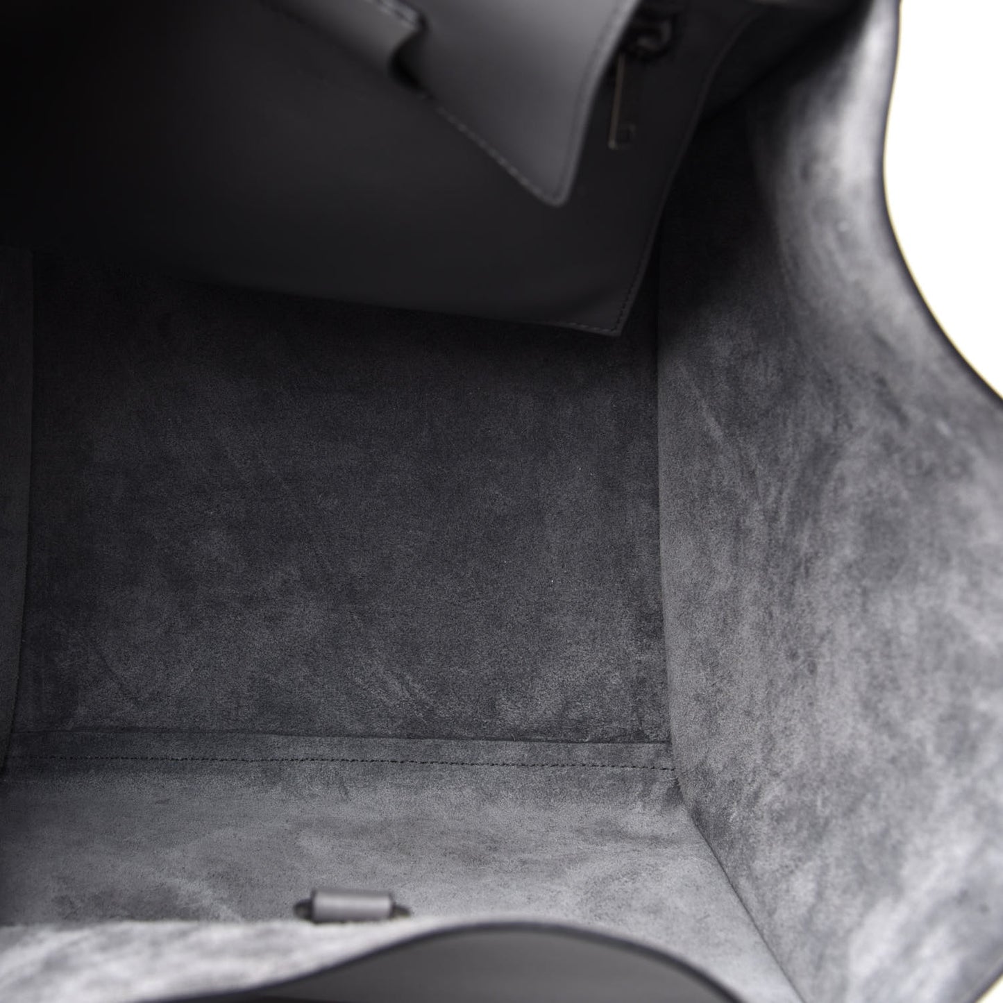 Supple Calfskin Small Big Bag Medium Grey