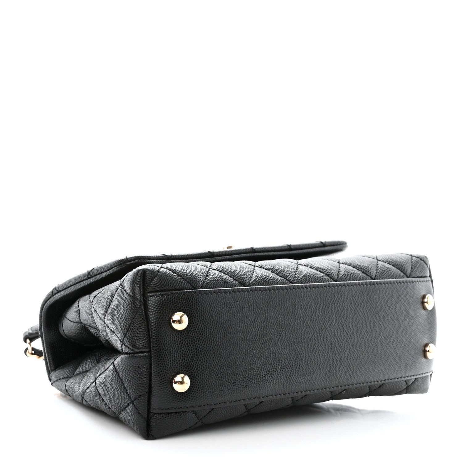 Chanel Caviar Quilted Mini Coco Handle Flap Black 4 of 10