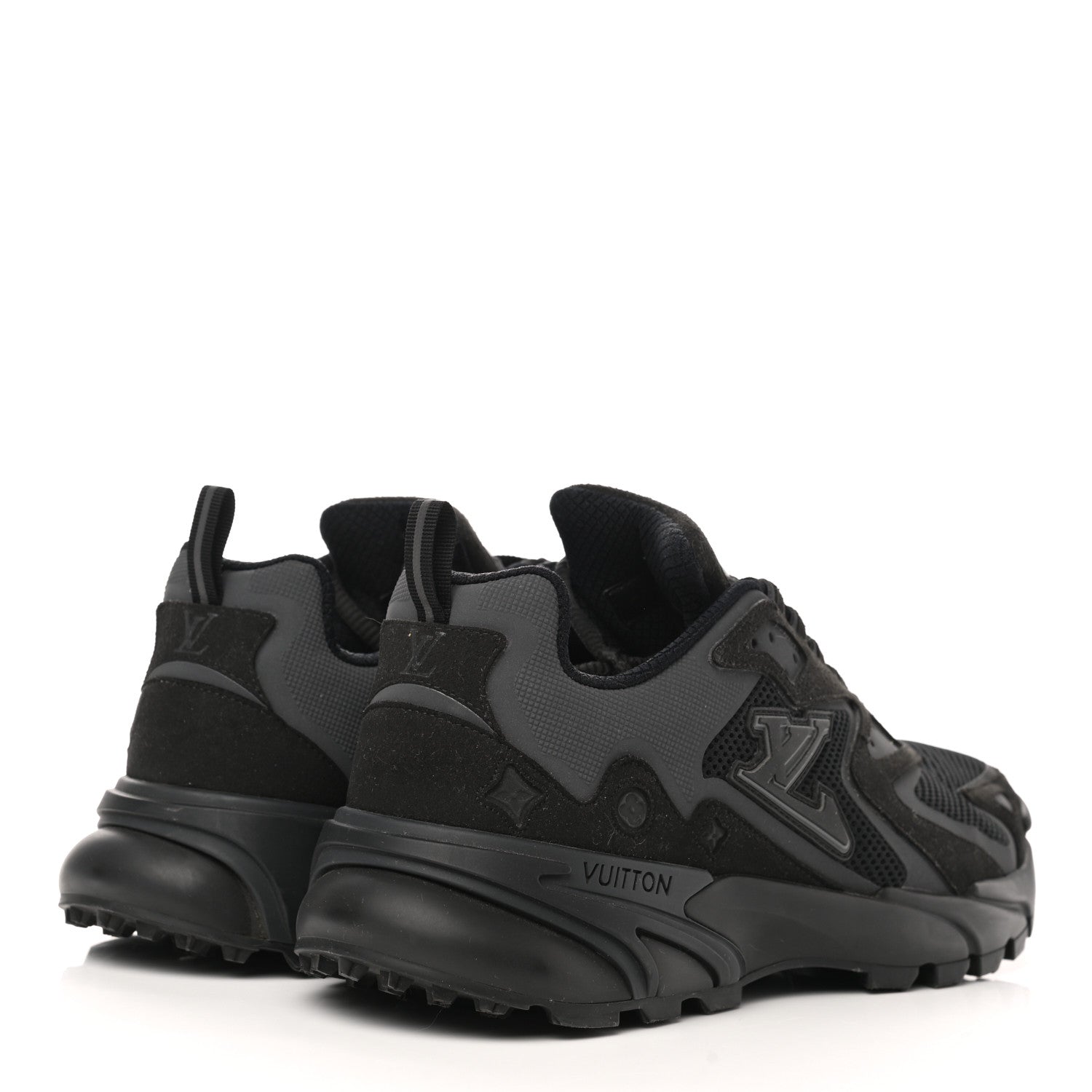 Louis Vuitton Canvas Mesh Mens LV Runner Tatic Sneakers 8.5 Black 4 of 8