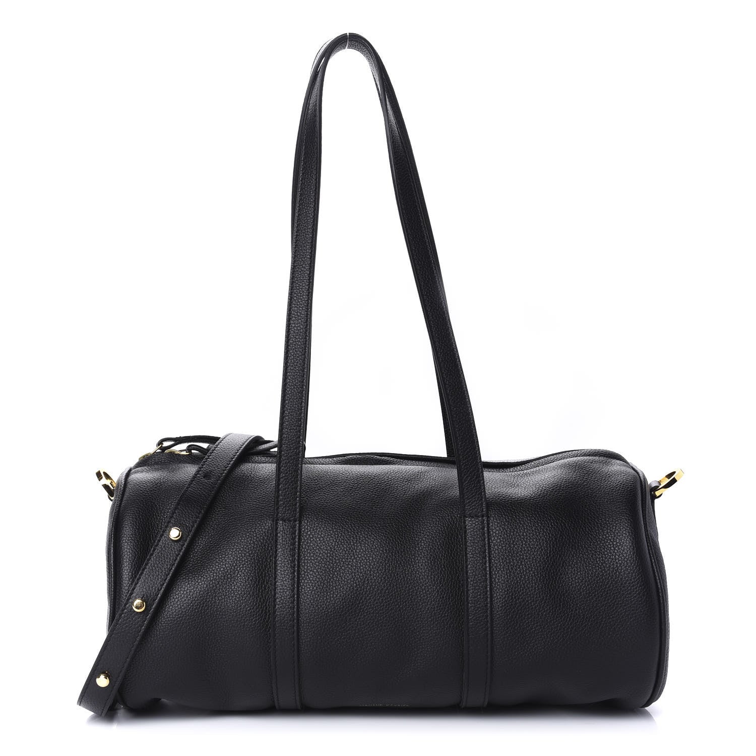 Mansur Gavriel Pebbled Calfskin Mini Duffel Bag Black 1 of 10