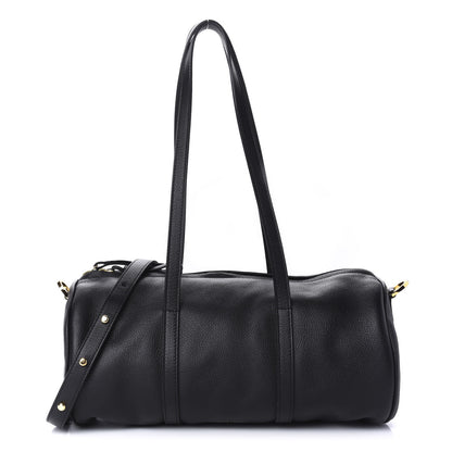 Mansur Gavriel Pebbled Calfskin Mini Duffel Bag Black 1 of 10