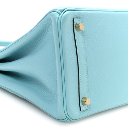 Hermes Togo Birkin 30 Bleu Saint Cyr 9 of 11