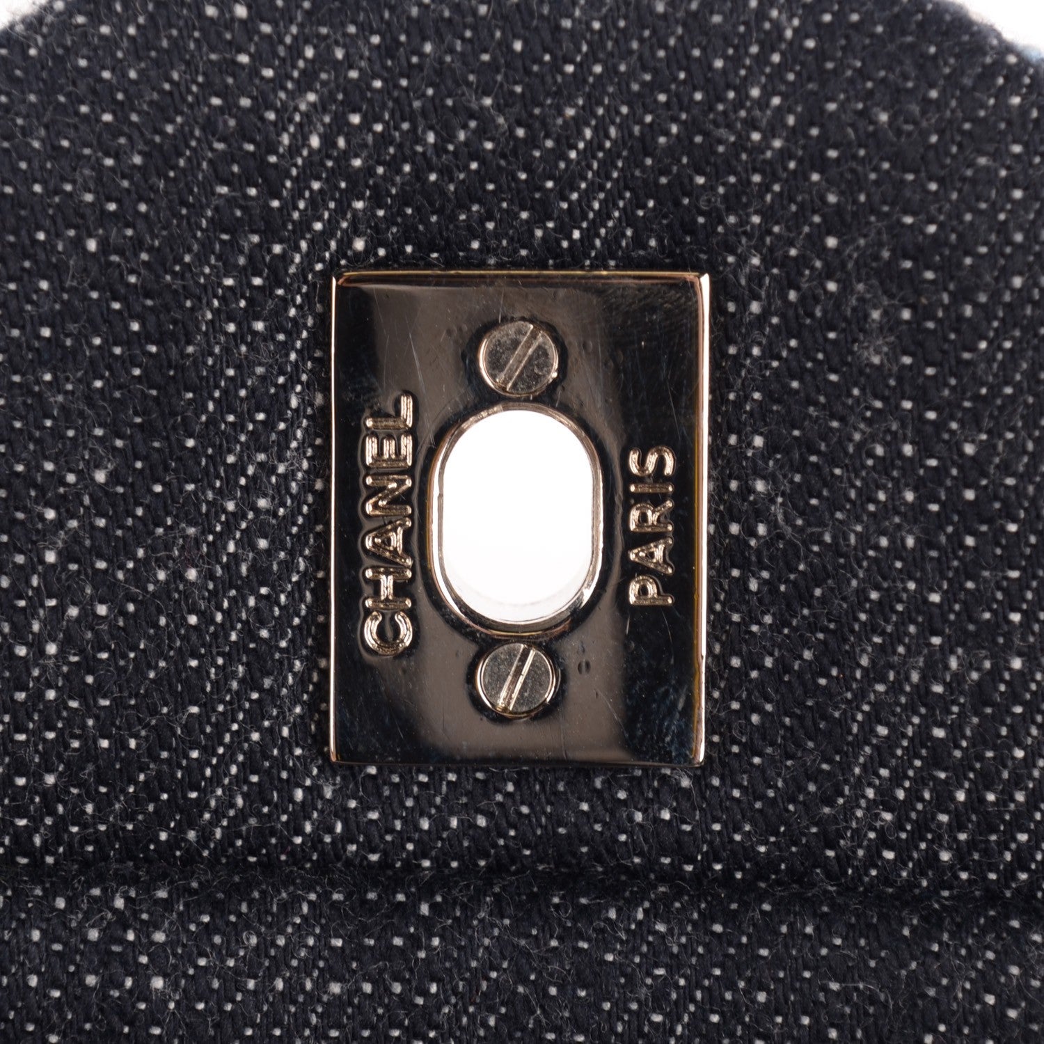 Chanel Denim Tweed Patchwork Medium Single Flap Multicolor 6 of 9