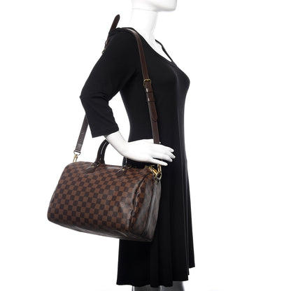 Louis Vuitton Damier Ebene Speedy Bandouliere 30 2 of 11