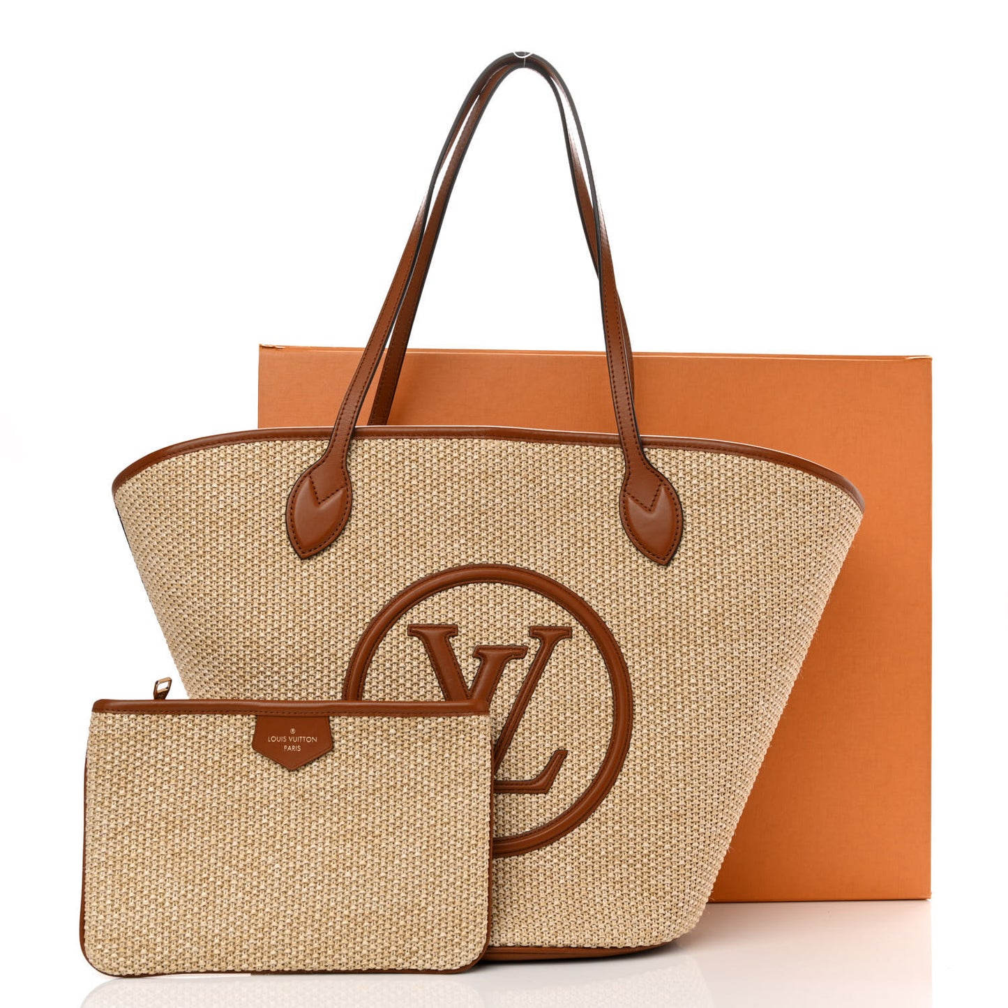 Raffia Saint Jacques Tote Caramel