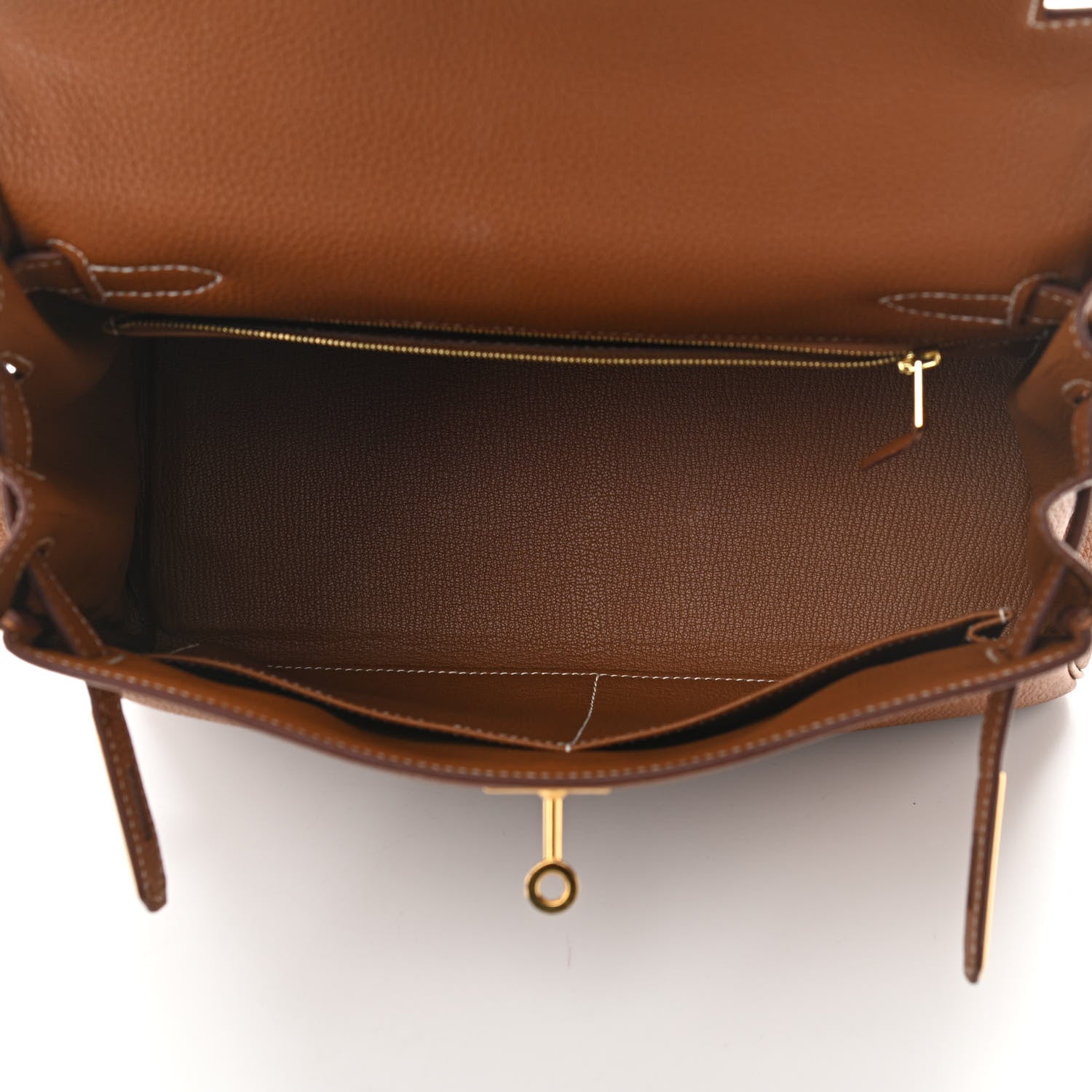 Hermes Togo Kelly Retourne 28 Gold 5 of 12