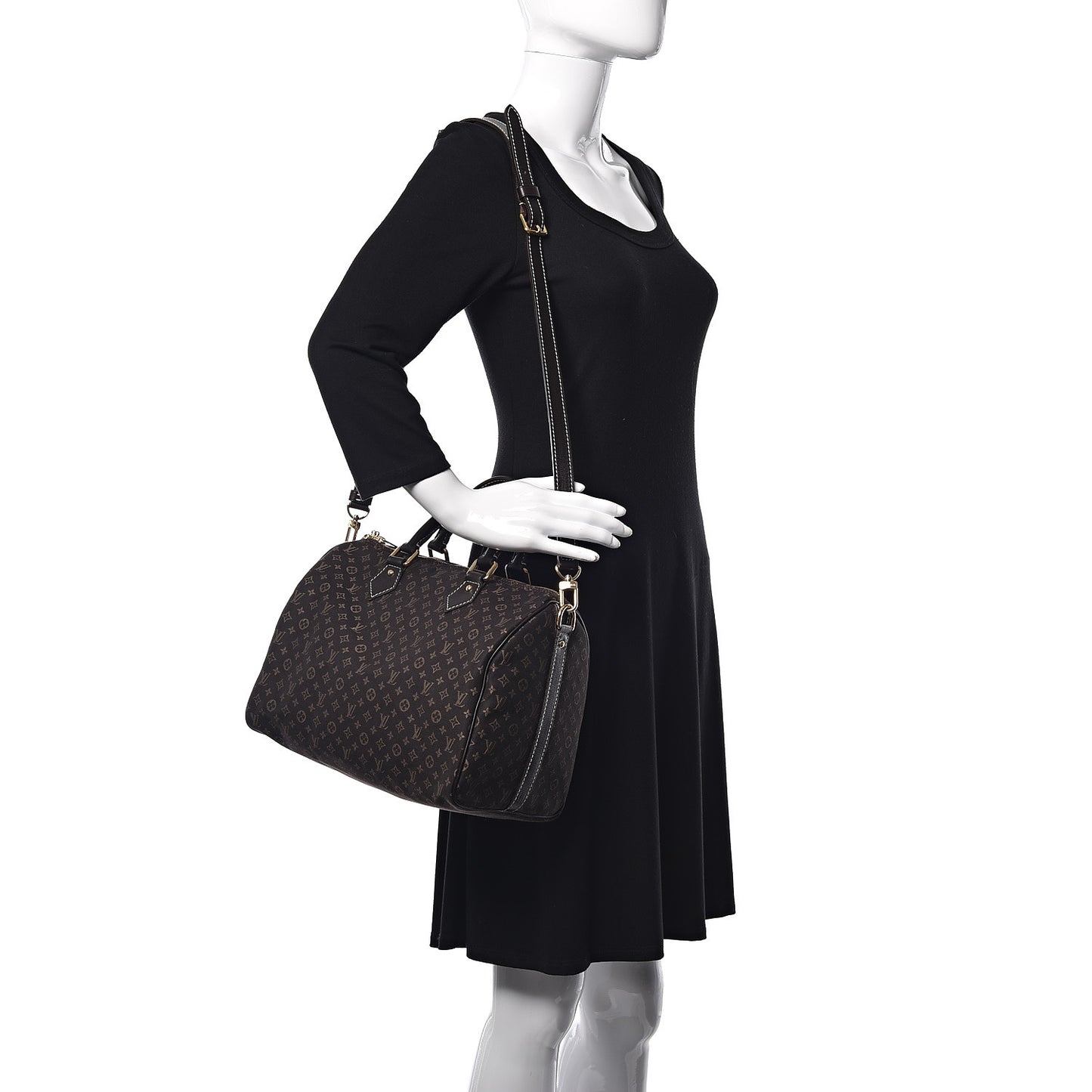 Monogram Idylle Speedy Bandouliere 30 Fusain