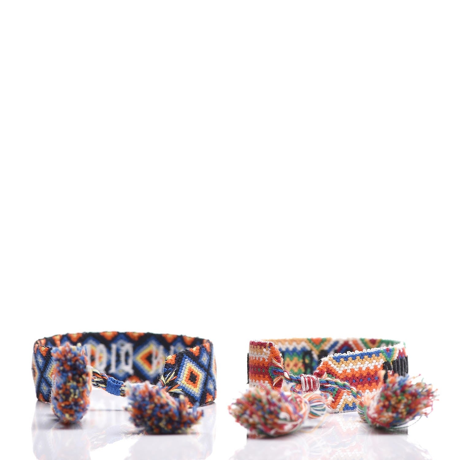 Christian Dior Woven Cotton J'Adior Friendship Bracelet Set 4 of 4