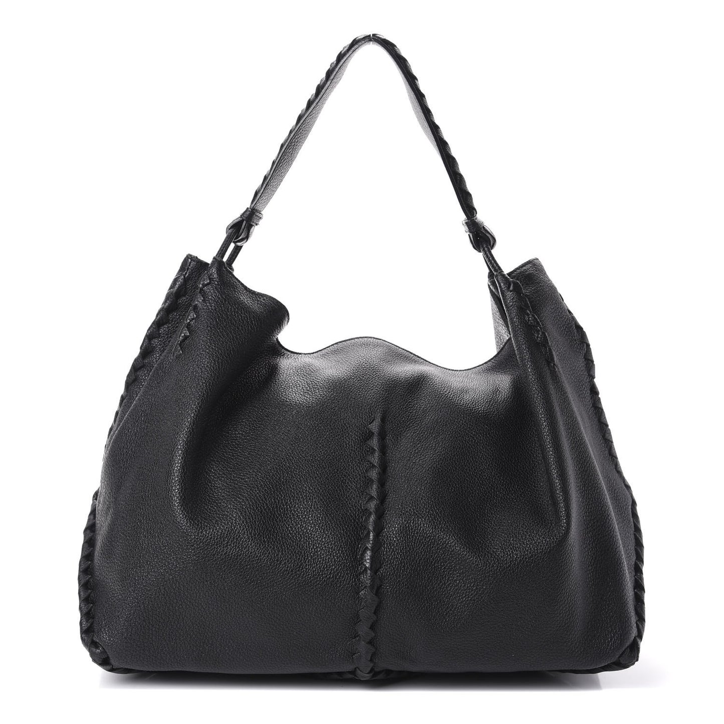Cervo Deerskin Hobo Black