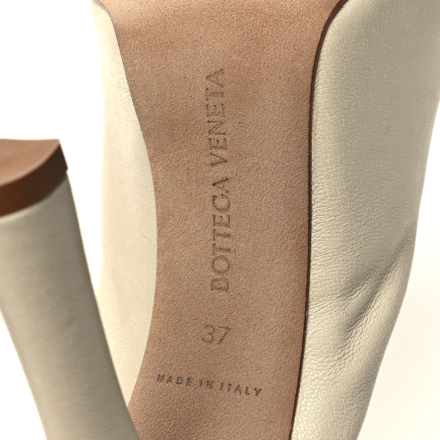 Bottega Veneta Stretch Nappa The Bold Mules 37 Wax 6 of 7