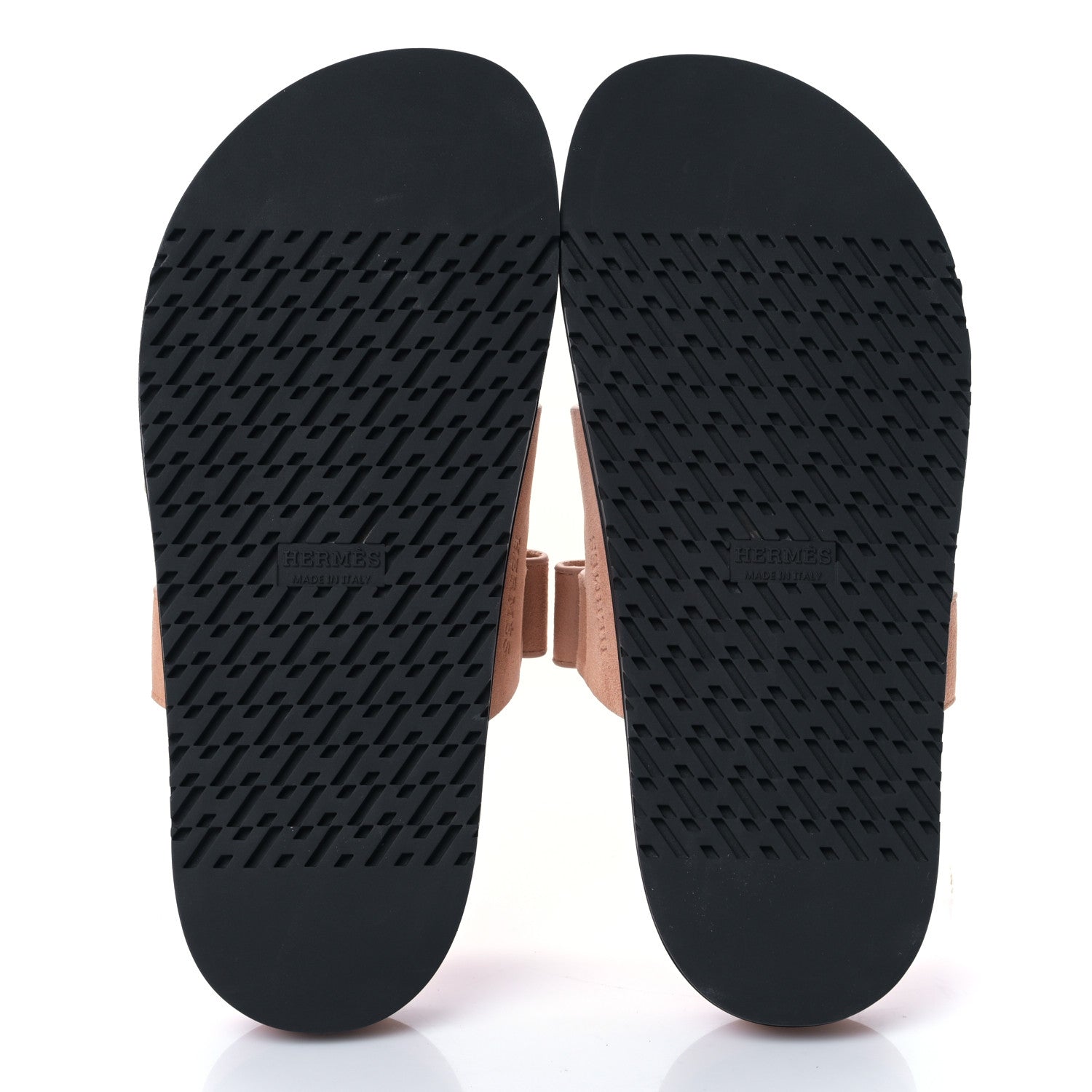 Hermes Suede Goatskin Womens Chypre Sandals 38 Nude 5 of 9