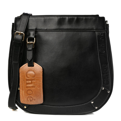 Chloe Calfskin Eden Crossbody Black 1 of 15