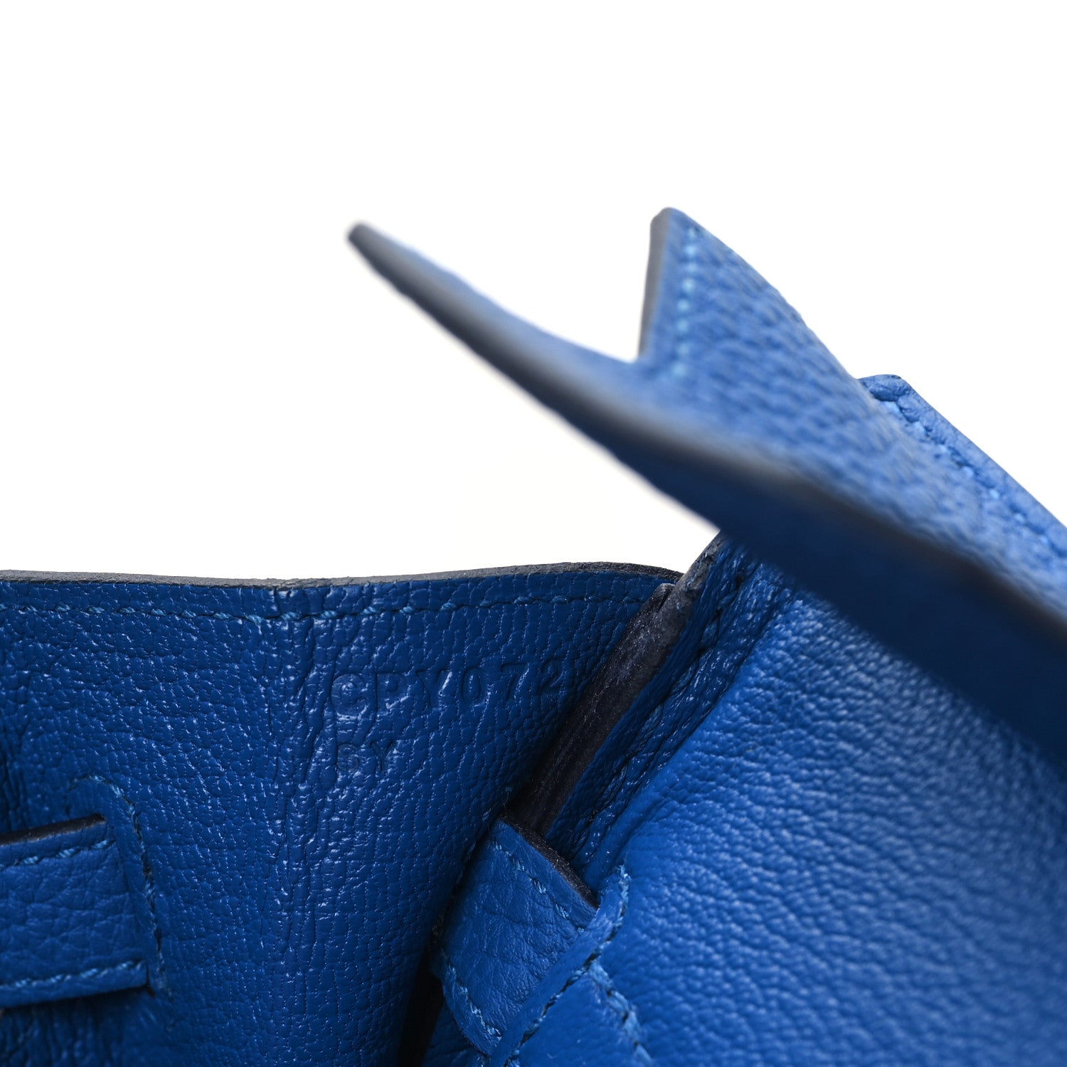 Hermes Togo Birkin 25 Bleu Zellige 11 of 12