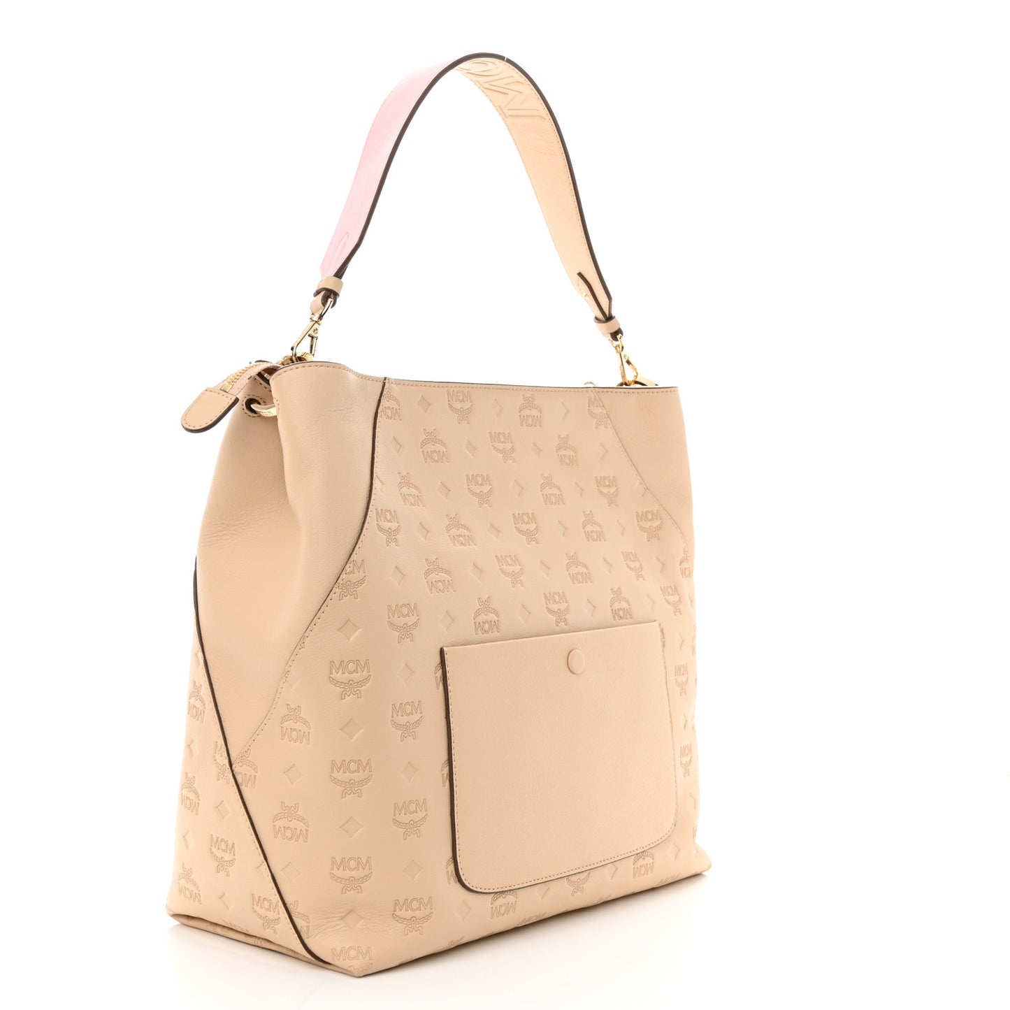 Calfskin Ottomar Monogram Medium Klara Hobo New Beige