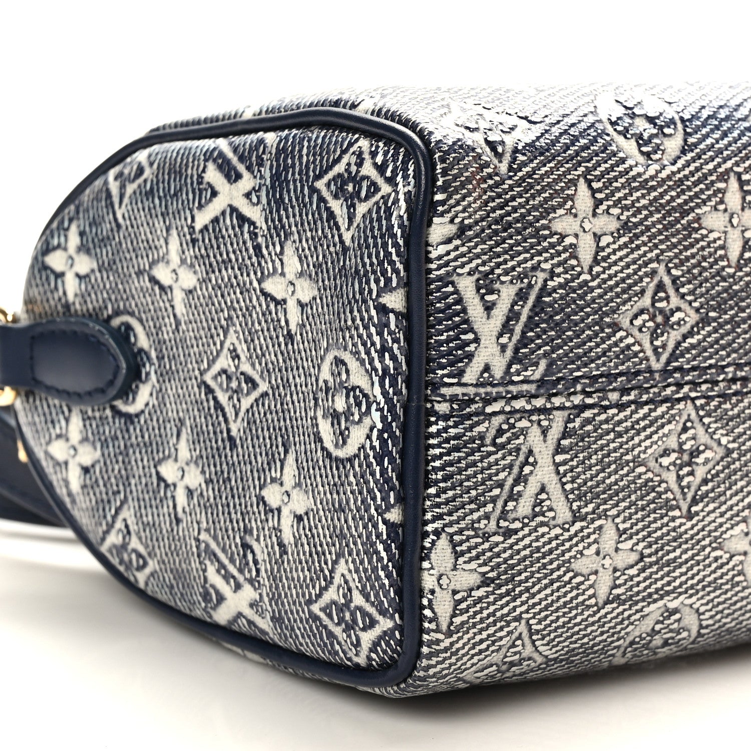 Louis Vuitton Monoglam Speedy Bandouliere 20 Blue 6 of 8