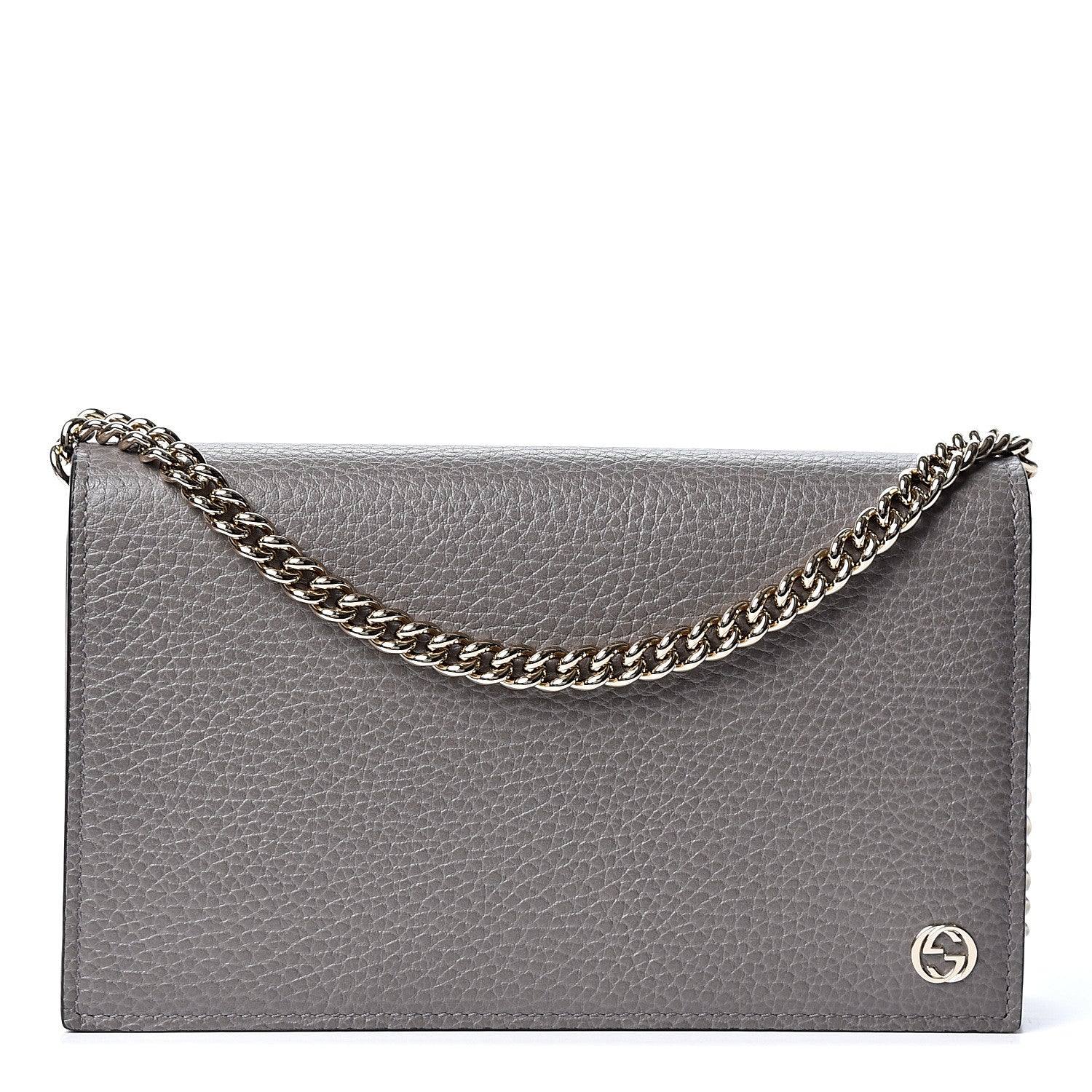 Gucci Dollar Calfskin Medium Betty Chain Wallet Loess 1 of 9