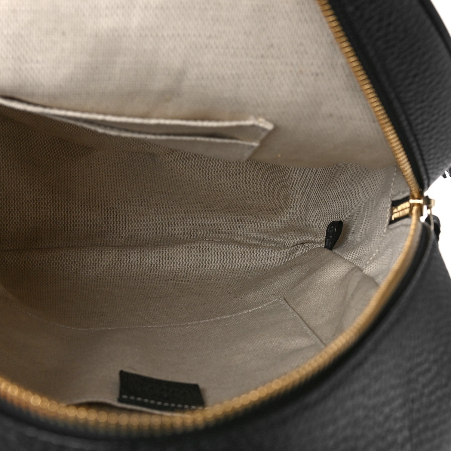 Gucci Pebbled Calfskin Soho Chain Backpack Black 5 of 9