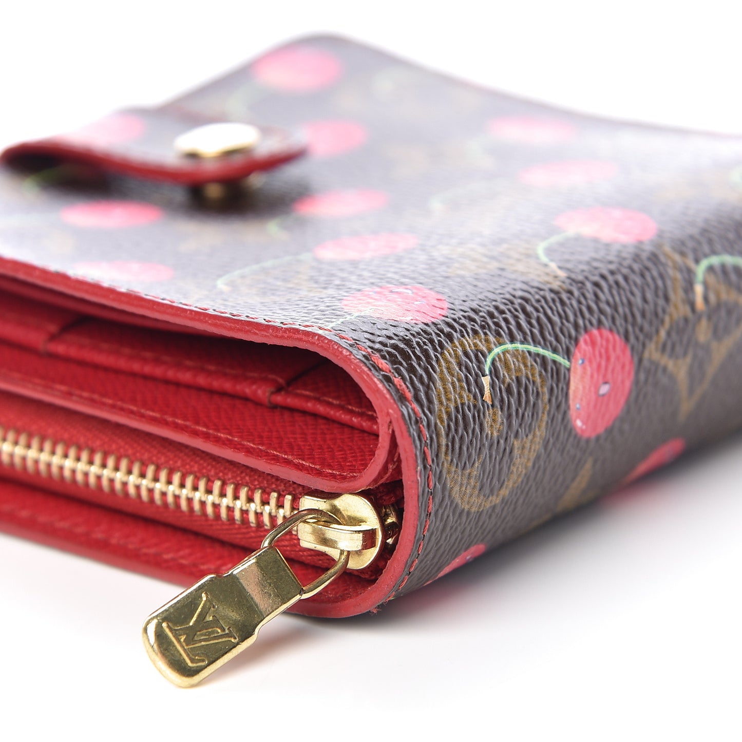 Monogram Cerises Compact Zippe Wallet