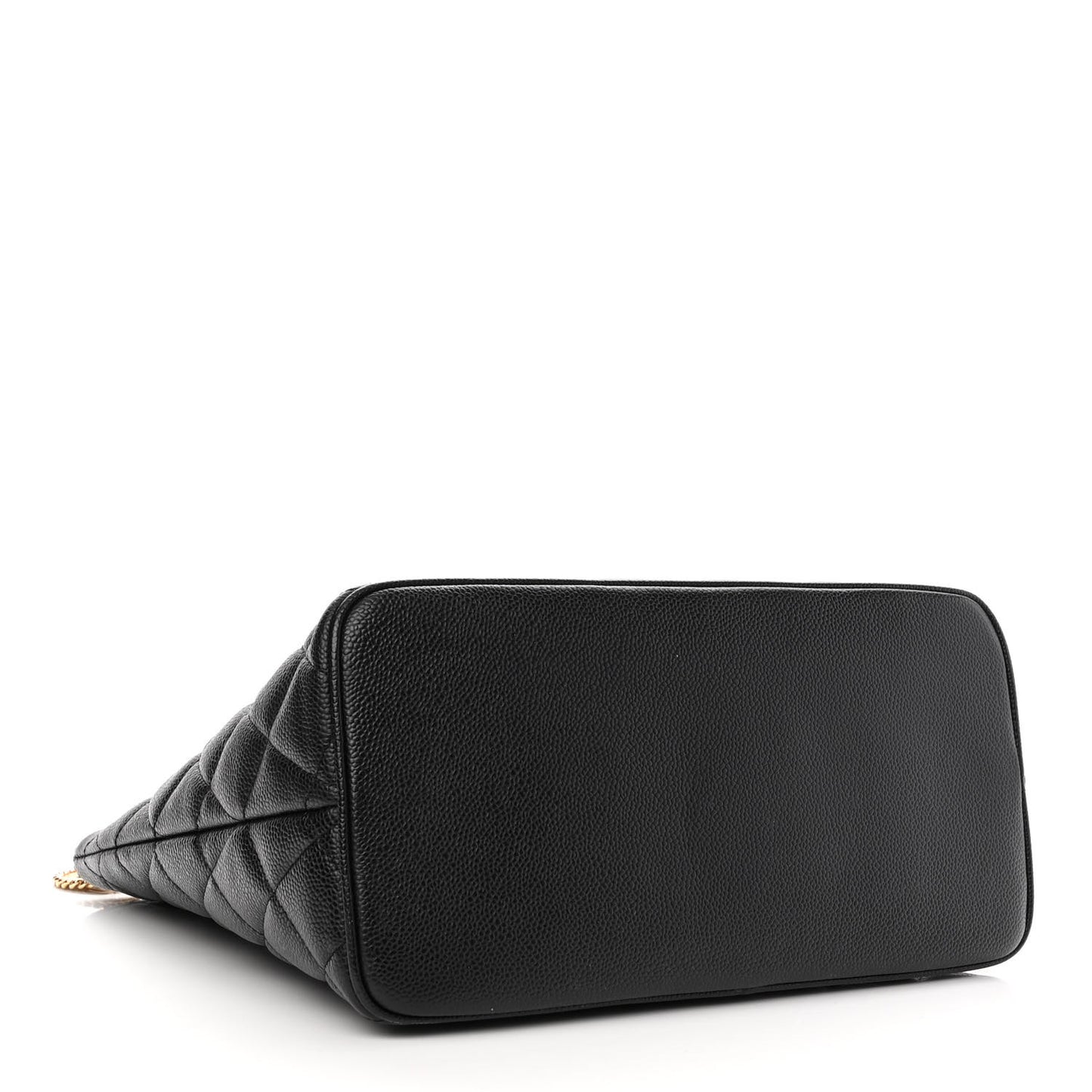 Caviar Quilted Medallion Tote Black