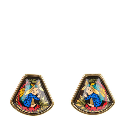 Hermes Enamel Clip On Earrings 1 of 4