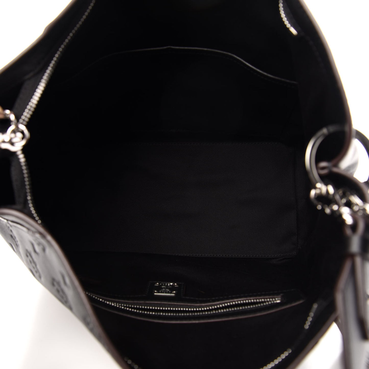 Calfskin Ottomar Medium Klara Hobo Black