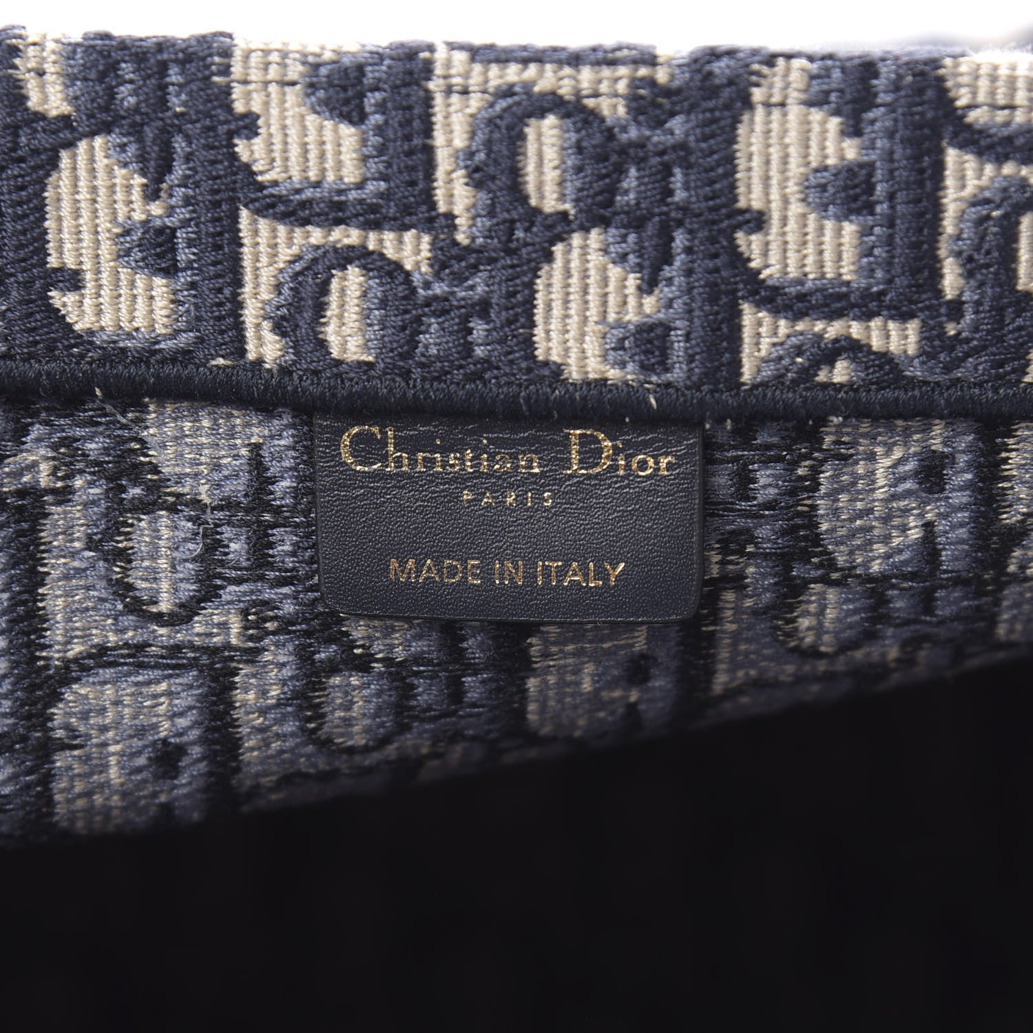 Christian Dior Oblique Book Tote Blue Multicolor 6 of 10