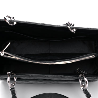 Chanel Caviar Quilted Grand Shopping Tote GST Black 5 of 10