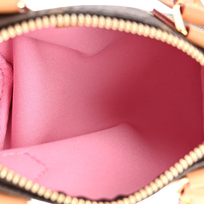 Louis Vuitton Monogram Vivienne Ice Skating Nano Speedy Bandouliere Pink 5 of 10