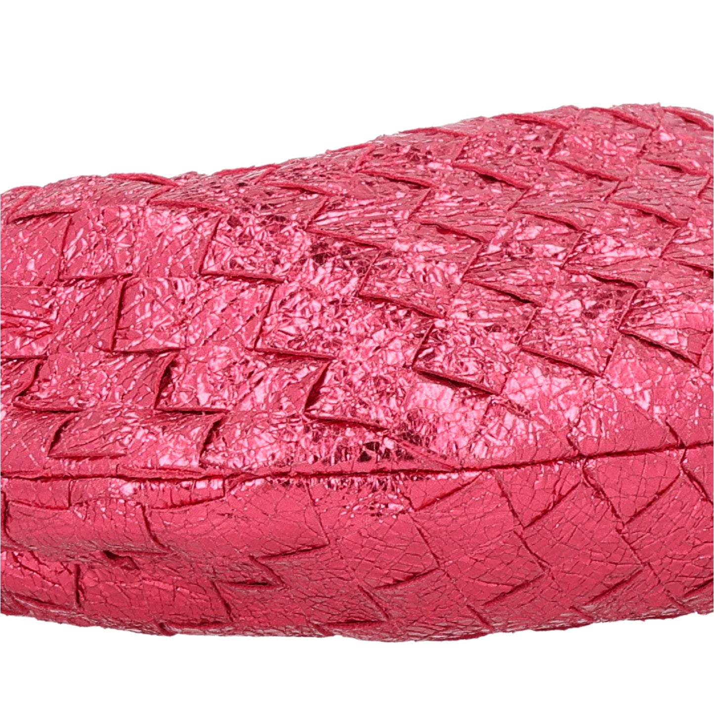 Metallic Nappa Intrecciato Mini Jodie Lollipop