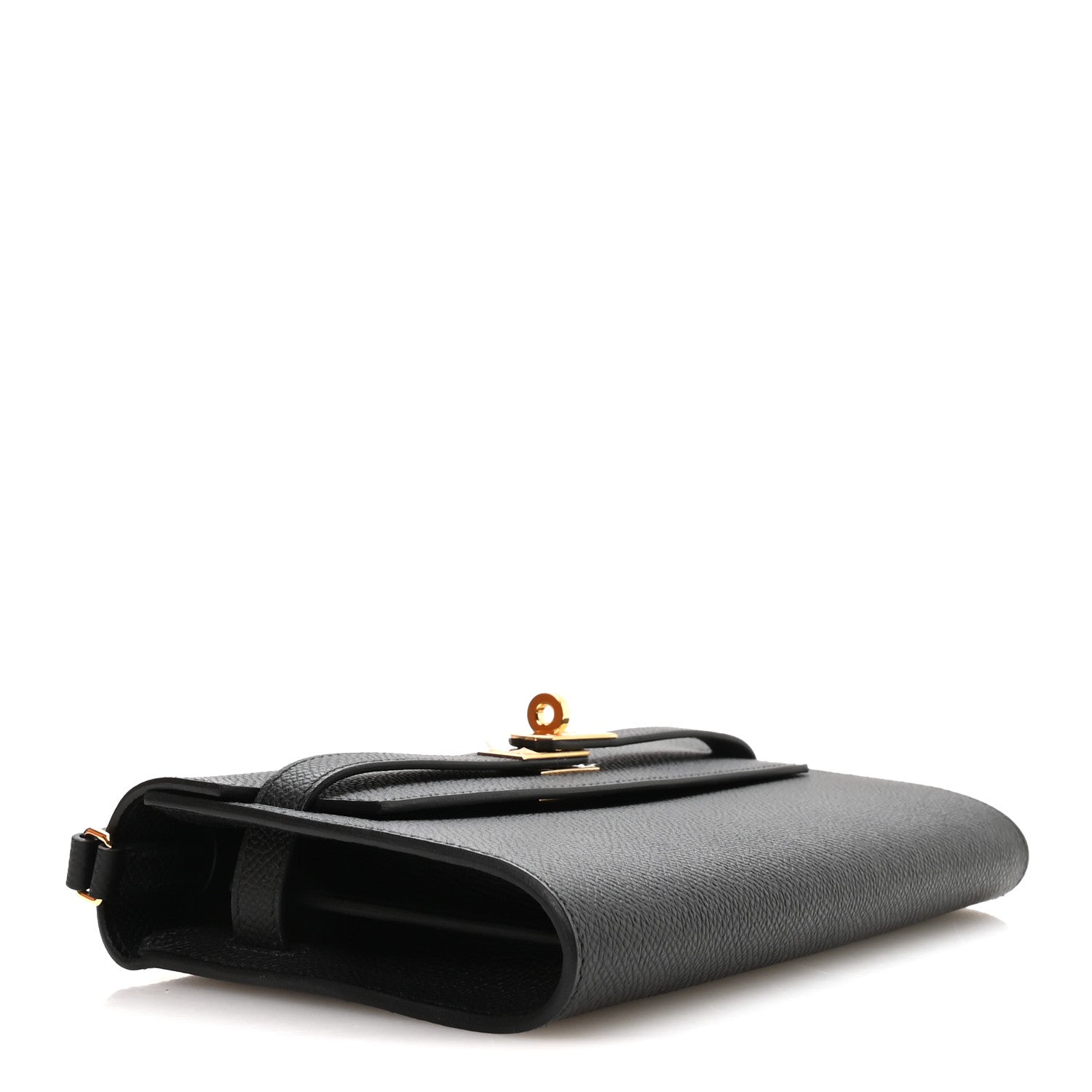 Hermes Epsom Kelly Wallet To Go Black 4 of 10