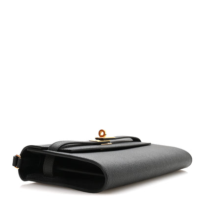 Hermes Epsom Kelly Wallet To Go Black 4 of 10