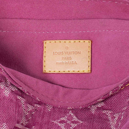 Louis Vuitton Monogram Denim Mini Pleaty Fuchsia 7 of 9